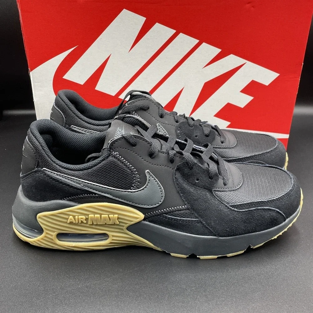 Nike Air Max Excee Shoes Black/Anthracite Brown Gum HV0928-010 Men's Size 13 NEW